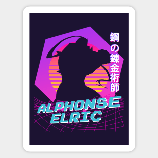 Alphonse Elric - Vaporwave Sticker